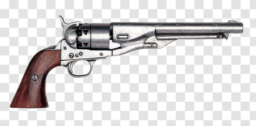 Colt 1851 Navy Revolver Single Action Army Model 1860 Firearm - Weapon Transparent PNG