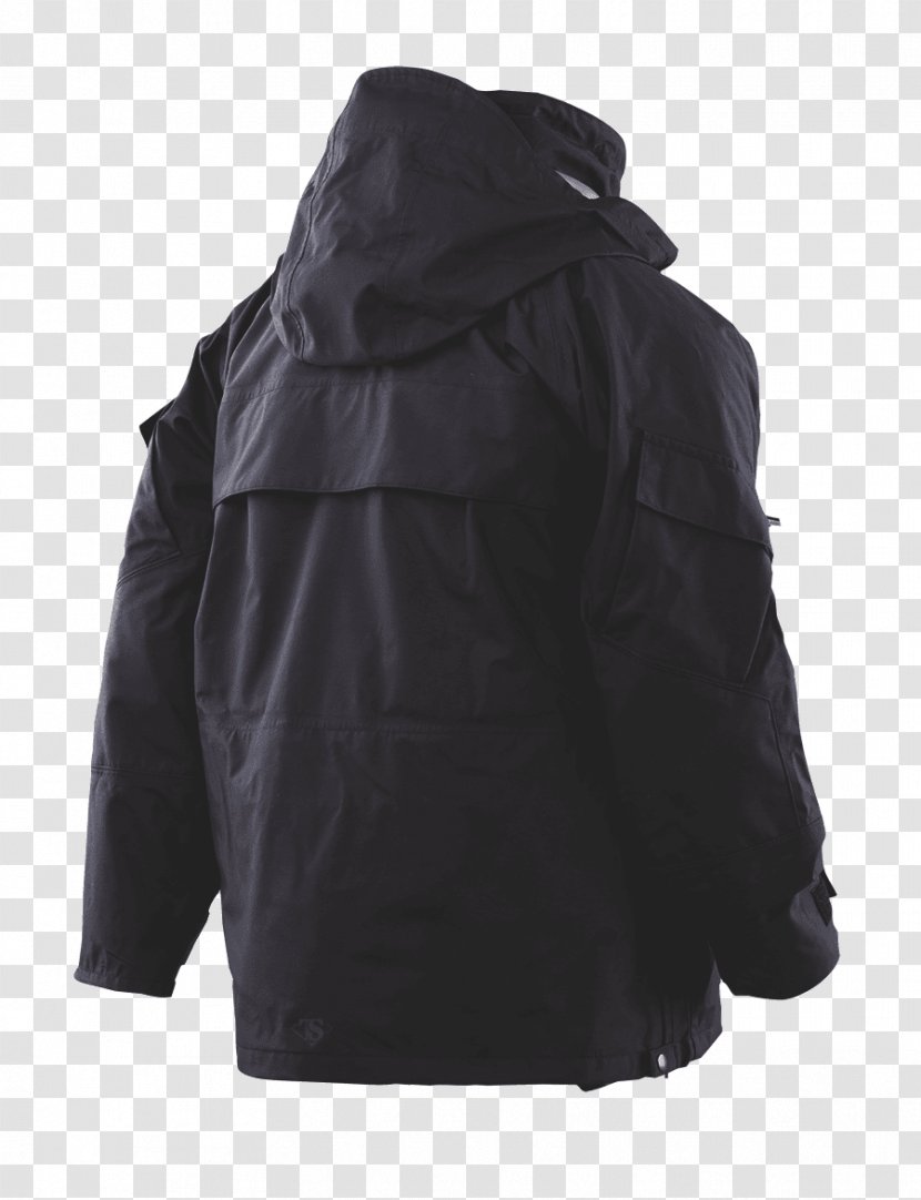 Hoodie Jacket Lacoste Coat - Black Transparent PNG