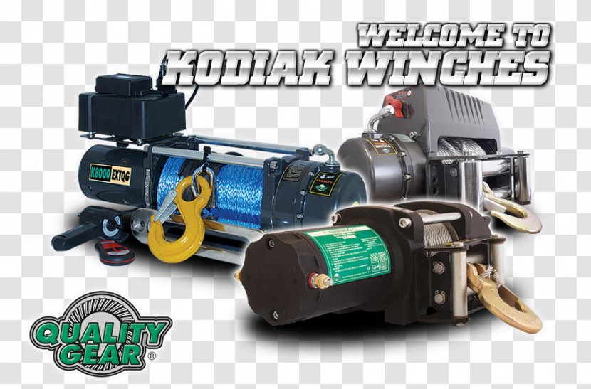 Winch Gear Kodiak Machine Engine - Hardware - Bear Transparent PNG