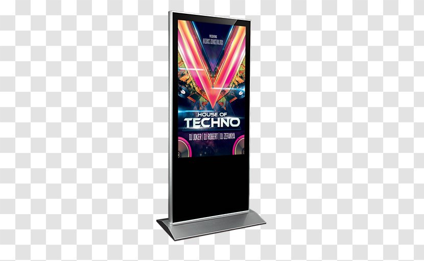 Display Device LED Standee Light Advertising Transparent PNG