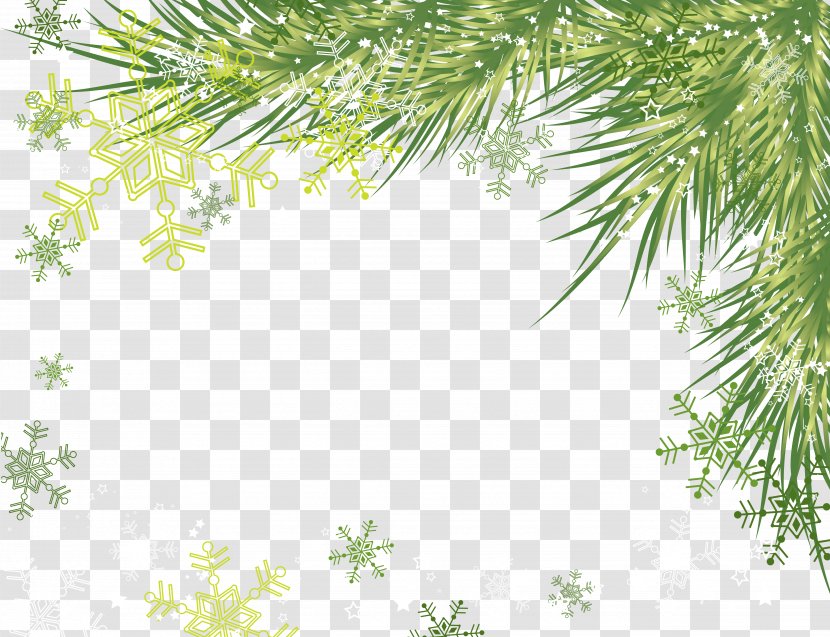 Snowflake New Year Tree Clip Art - Ecosystem - Winter Transparent PNG