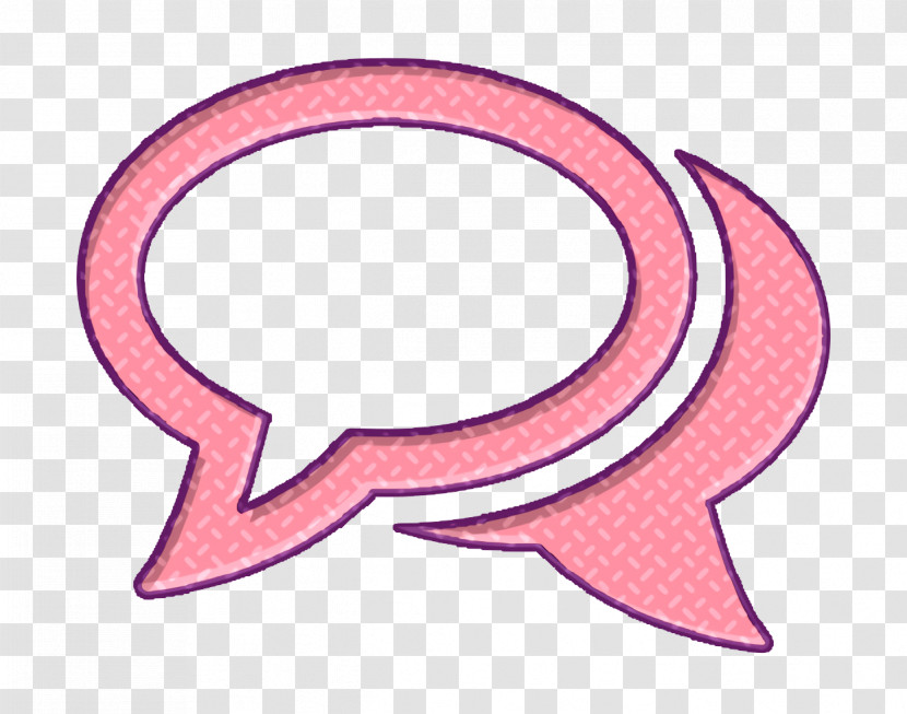 Chatting Oval Speech Bubbles Icon Chat Icon Admin UI Icon Transparent PNG