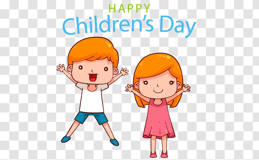 Childrens Day Drawing - Girl - Pleased Happy Transparent PNG