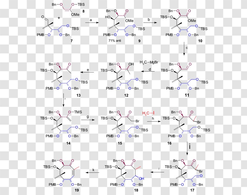 Paclitaxel Total Synthesis Chemical Mukaiyama Taxol Semisynthesis - Copperi Bromide Transparent PNG