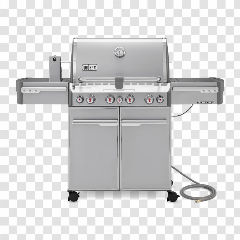 Barbecue Weber-Stephen Products Grilling Weber Summit S-670 Natural Gas - Genesis Ii S310 - Small Grills Transparent PNG
