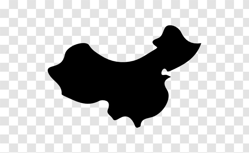Flag Of China Map - Dog Like Mammal Transparent PNG