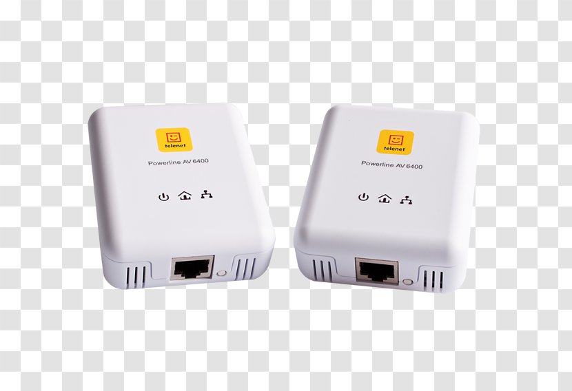 Adapter Wireless Access Points Power-line Communication Router Telenet - Powerline Transparent PNG