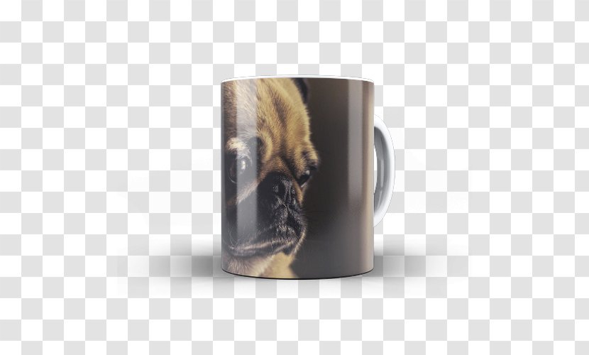 Pug Puppy Coffee Cup Toy Dog Fawn Transparent PNG