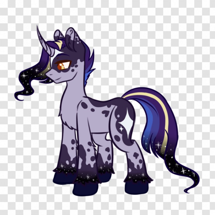 Unicorn Purple Cartoon Pack Animal - Figure - Follow Star Transparent PNG