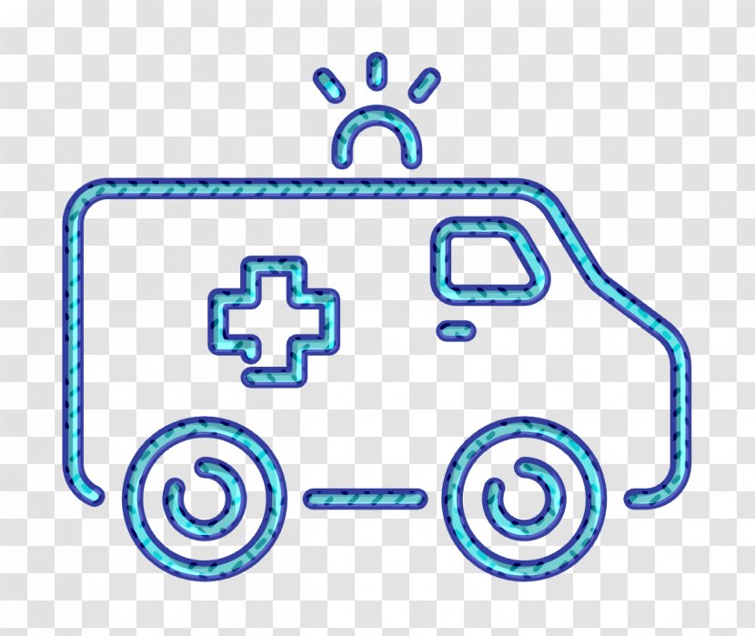Ambulance Icon Car Emergency - Vehicle - Line Art Transparent PNG