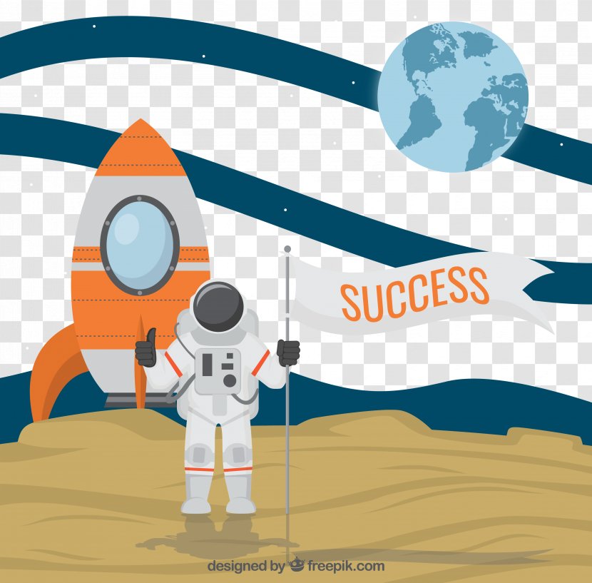 Astronaut Euclidean Vector Outer Space Spacecraft Transparent PNG