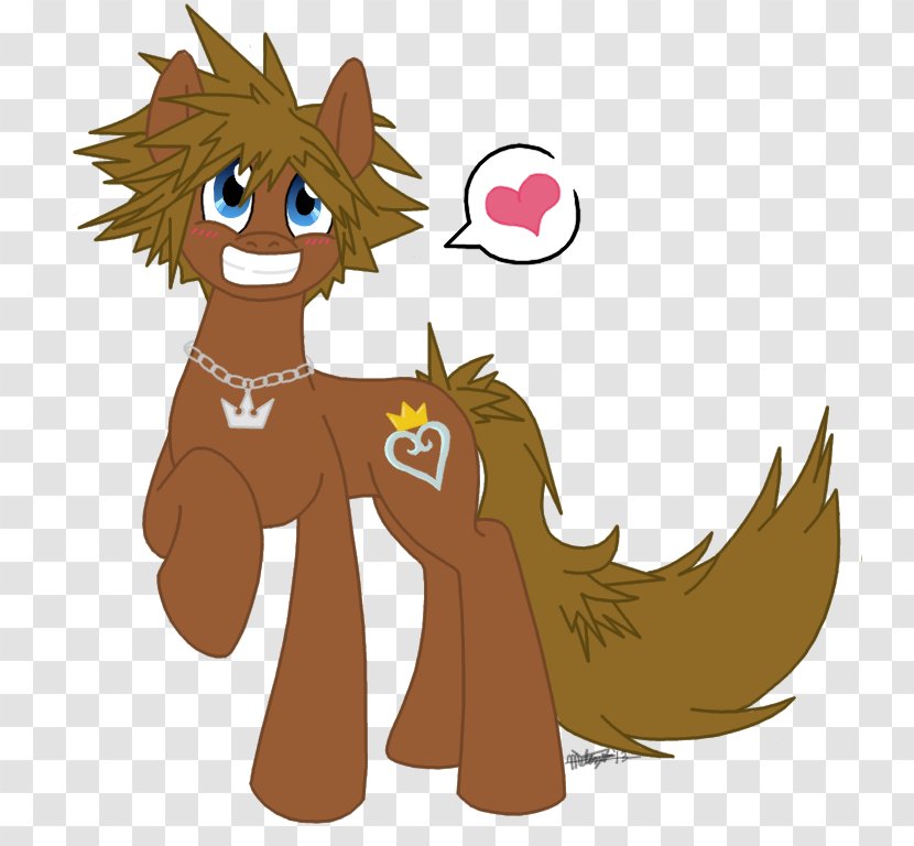 Pony Kingdom Hearts II 3D: Dream Drop Distance Sora Riku - Tail - Vector Transparent PNG