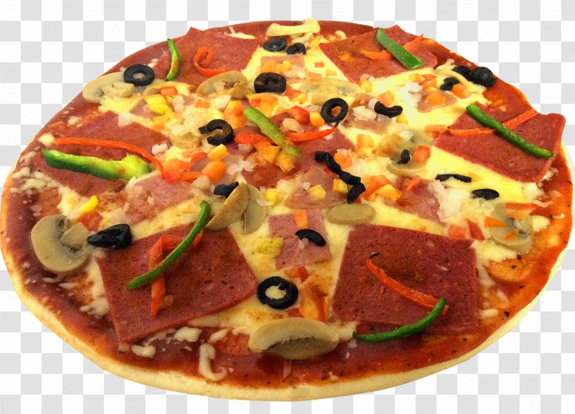 California-style Pizza Sicilian Cuisine Of The United States - American Food Transparent PNG