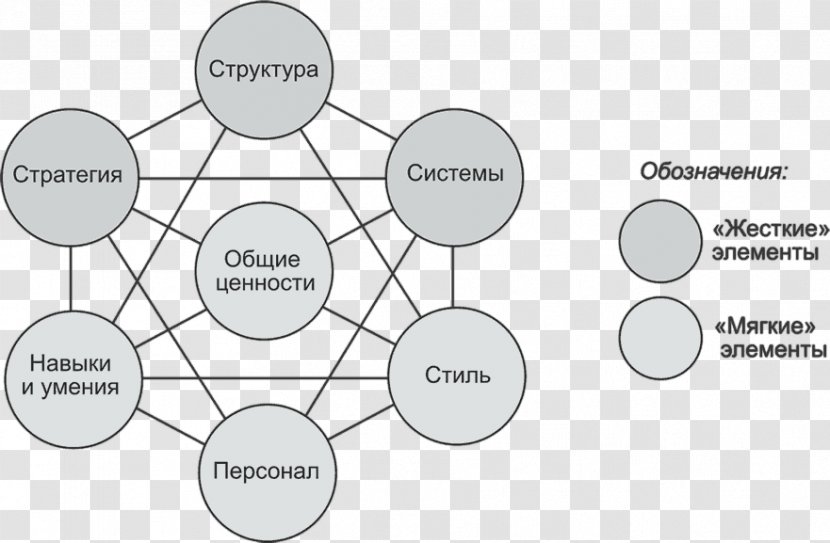 Organization McKinsey 7S Framework & Company Management Modell - Brand - Mckinsey 7-s Transparent PNG