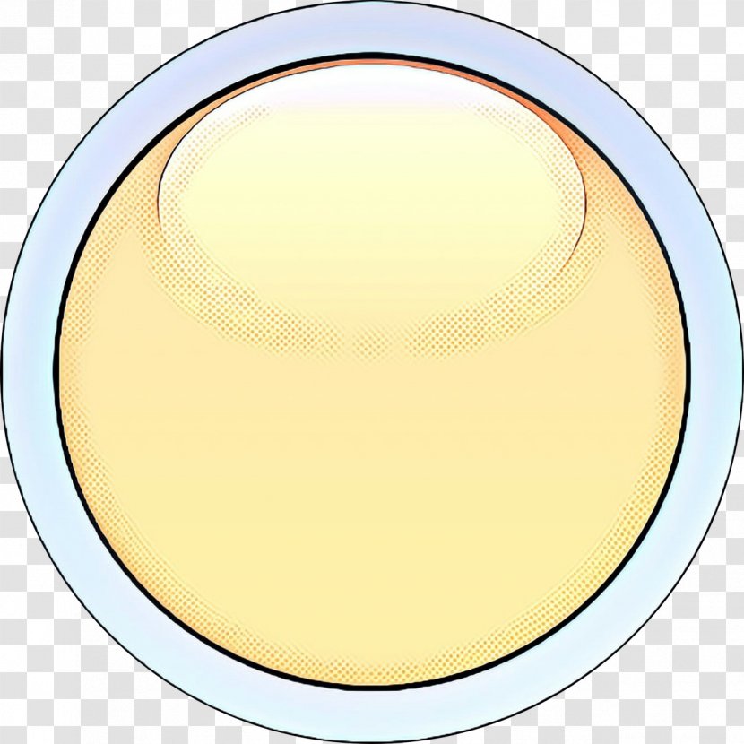 Yellow Circle - Tableware Transparent PNG