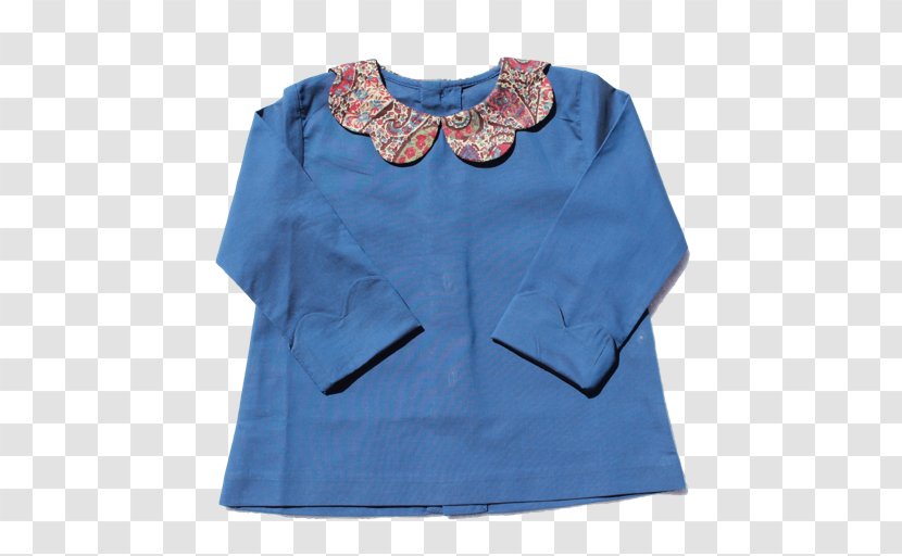 Sleeve Collar Blouse Dress Button Transparent PNG