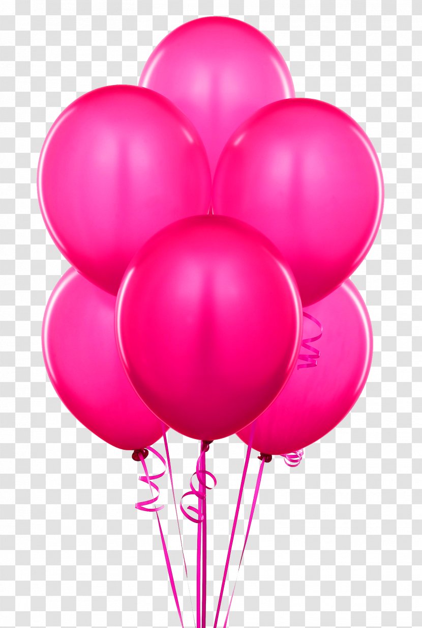 Balloon Pink Flower Bouquet Wedding Birthday - Color - Balloons Transparent PNG