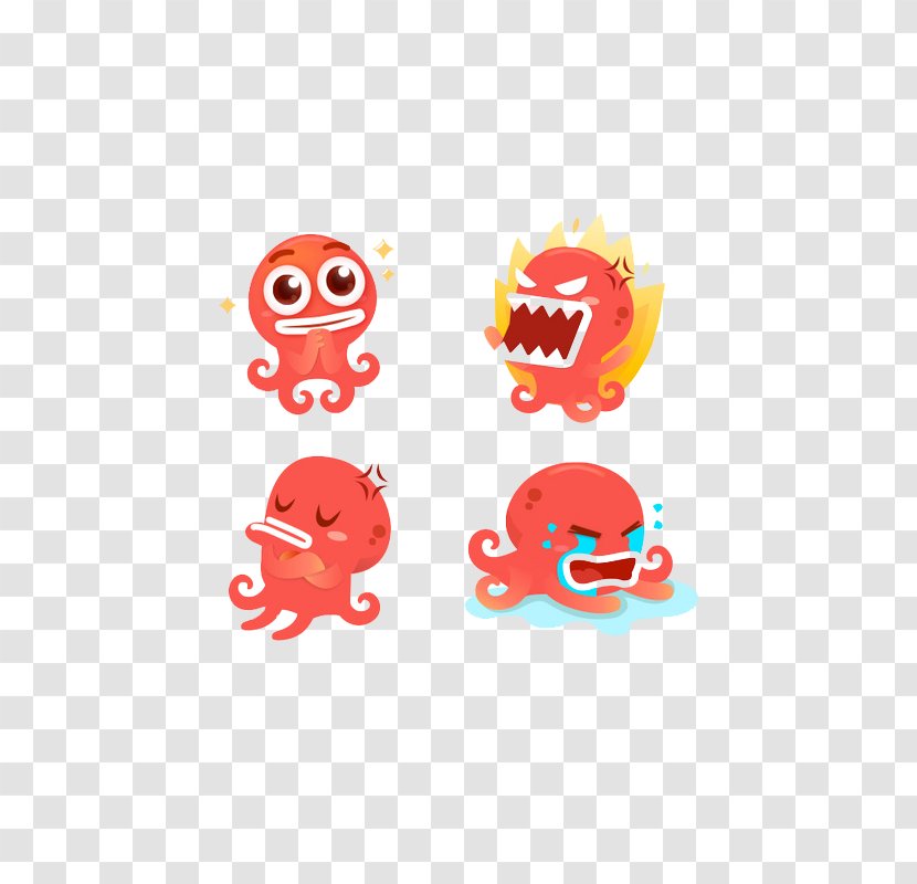 Download Octopus Card Clip Art - Text - Cute Baby Face Transparent PNG