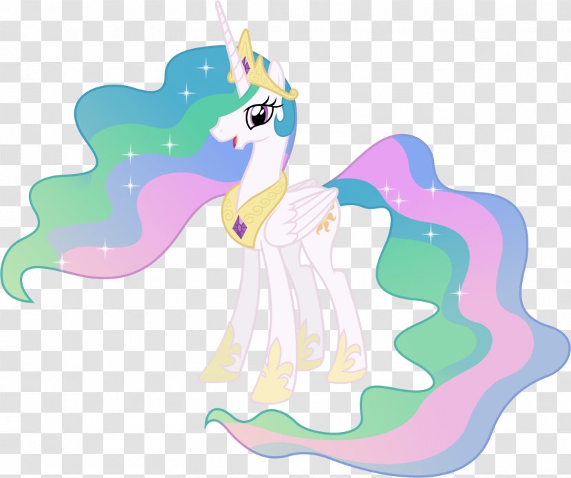 Princess Celestia Luna My Little Pony: Friendship Is Magic Fandom - Mythical Creature Transparent PNG
