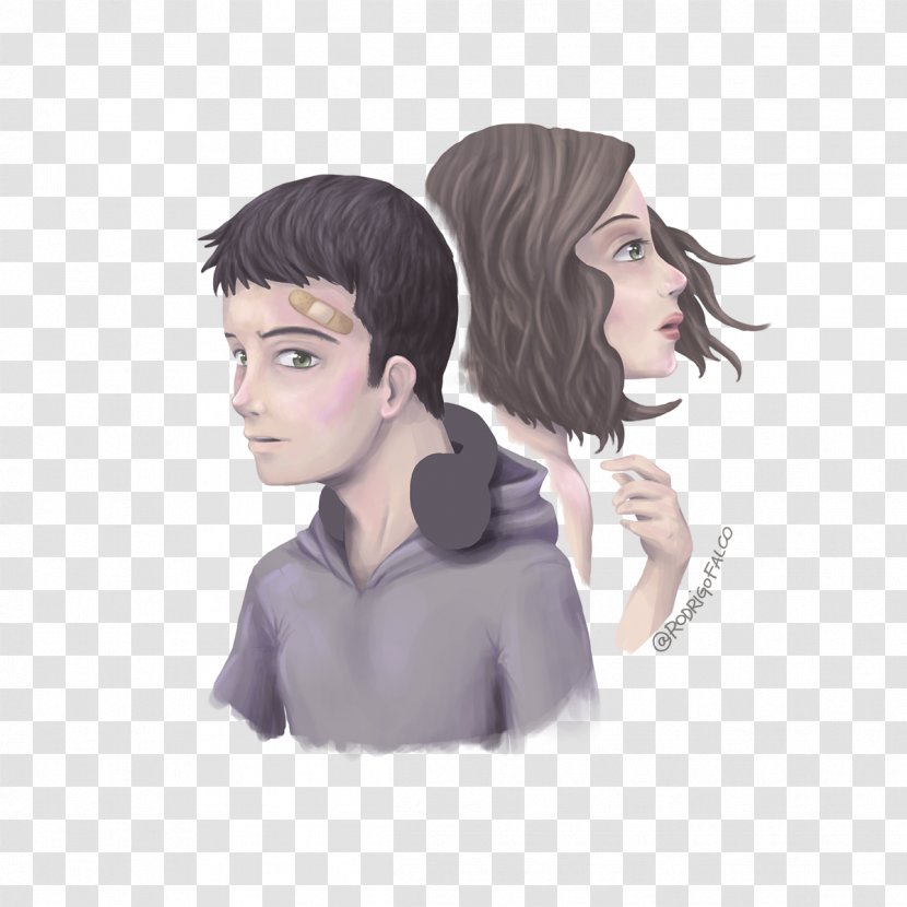 Black Hair 13 Reasons Why Drawing - Heart Transparent PNG
