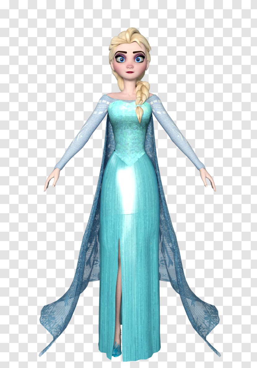 Elsa Frozen Anna Animation 3D Rendering - Character Transparent PNG