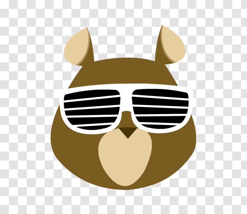 Glasses Snout Clip Art - Carnivoran Transparent PNG