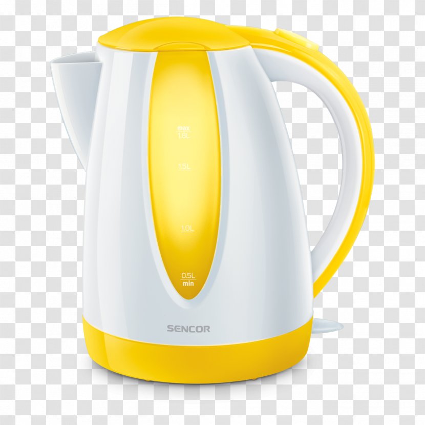 Electric Kettle Water Boiler Sencor Stainless Steel - Measuring Cup - Container Transparent PNG
