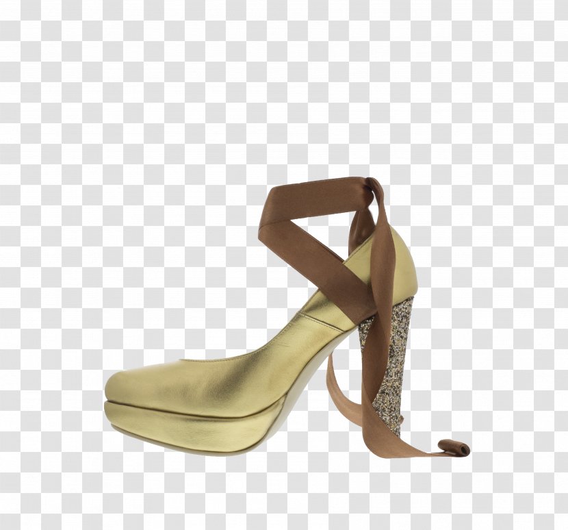 Sandal Khaki Shoe - Pump Transparent PNG