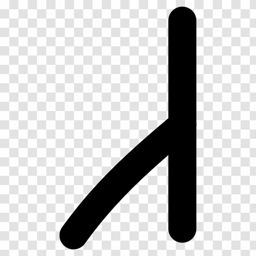 Line Angle Font - White - Armanen Runes Transparent PNG