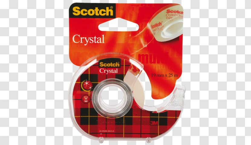 Adhesive Tape Scotch Crystal 3M - Magic - Ribbon Transparent PNG