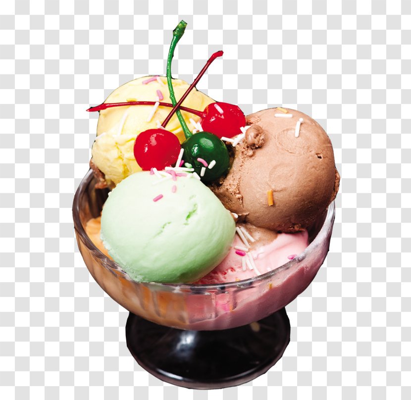 Chocolate Ice Cream Gelato Sundae - Sorbet - Silhouette Cream,Beautifully Dessert Transparent PNG