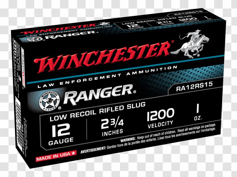 Winchester Repeating Arms Company Shotgun Slug 20-gauge Ammunition Firearm - Tree Transparent PNG