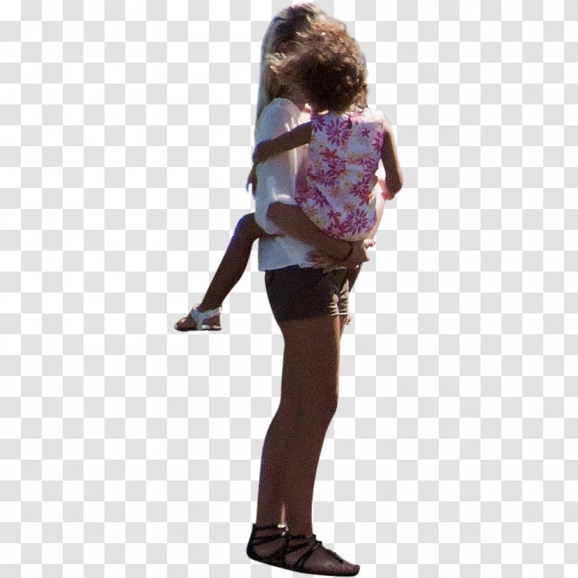 Woman Online Shopping Daughter - Frame Transparent PNG