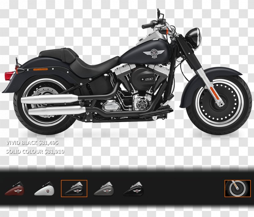 Harley-Davidson FLSTF Fat Boy Softail Motorcycle India - Price Transparent PNG