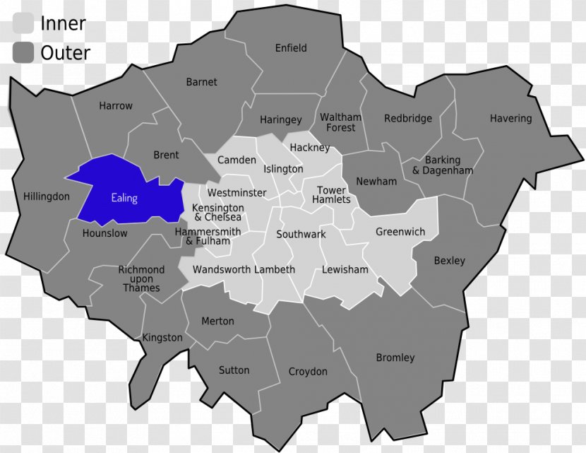London Borough Of Ealing Southwark Brent Hackney City Westminster - Islington Transparent PNG