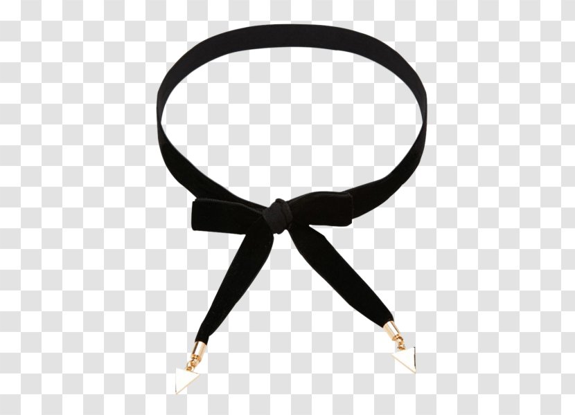 Necklace Choker Bow Tie Velvet Punk Fashion - Clothing Transparent PNG