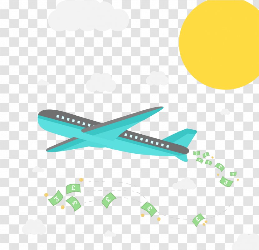 Airplane Airline Clip Art - Summer Holidays Transparent PNG