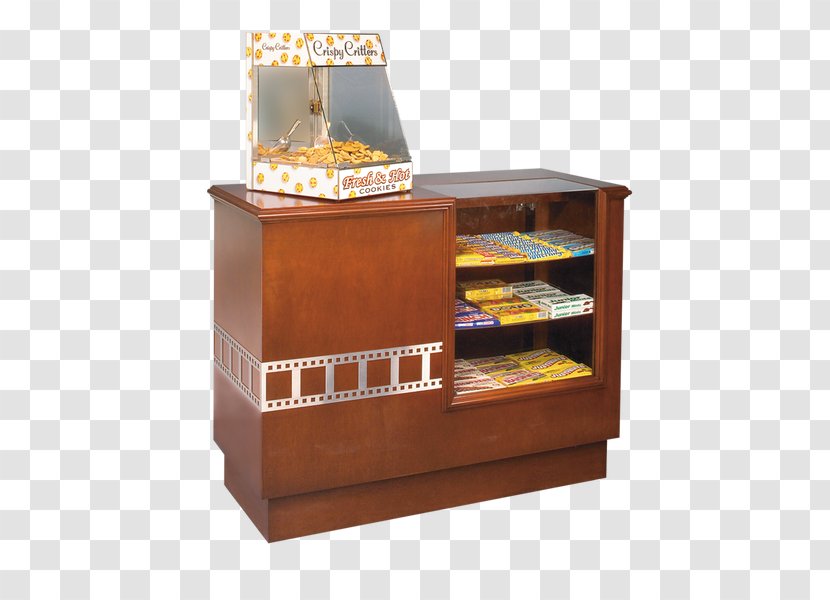Concession Stand Fizzy Drinks Cinema Popcorn - Countertop Confectionery Display Stands Transparent PNG