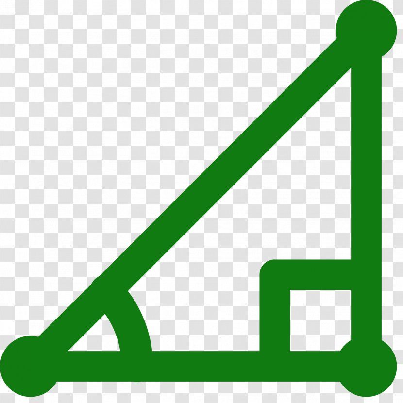 Trigonometry Angle Clip Art - Green Transparent PNG
