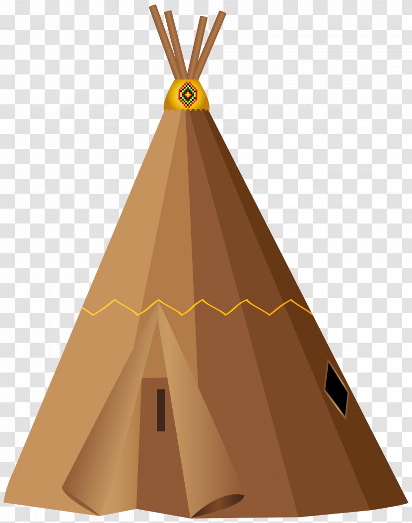 Tipi Pow Wow Yurt Tent - Indigenous Peoples Of The Americas - Clip Art Transparent PNG