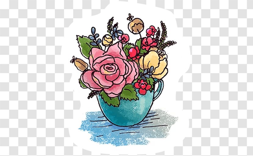 Floral Design Cut Flowers Sticker Amir Akram Complex - Flowerpot - Flower Bouquet Transparent PNG