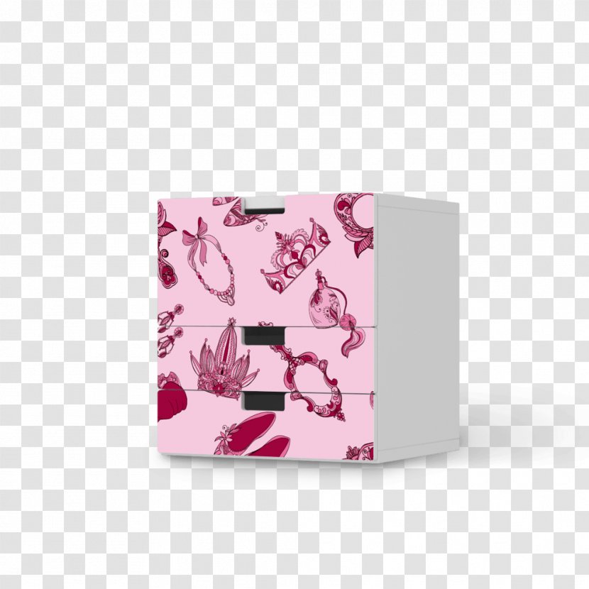 Commode Drawer Pink M Petal Rectangle - Princess Transparent PNG