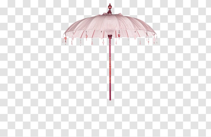 Umbrella Pink - Peach Transparent PNG