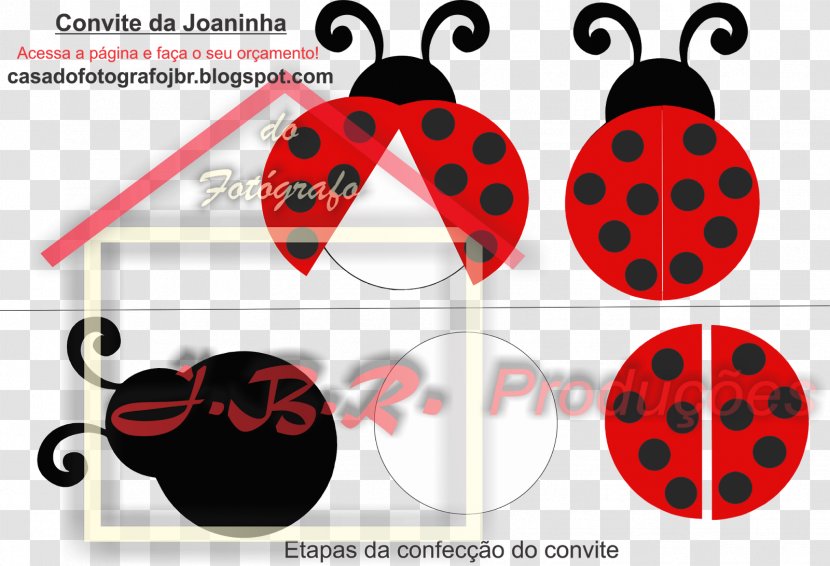 Ladybird Beetle Handicraft Patchwork Pattern - Invertebrate - Asas Transparent PNG