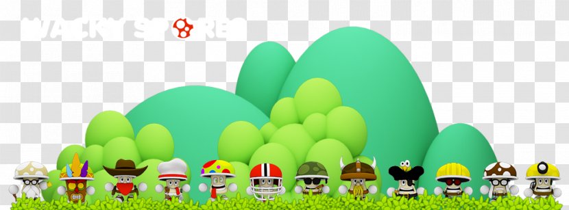 Wacky Spores: The Chase Video Games Header - Easter Egg - Web Headers Transparent PNG