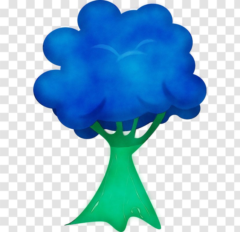 Tree Watercolor - Sticker - Symbol Cloud Transparent PNG
