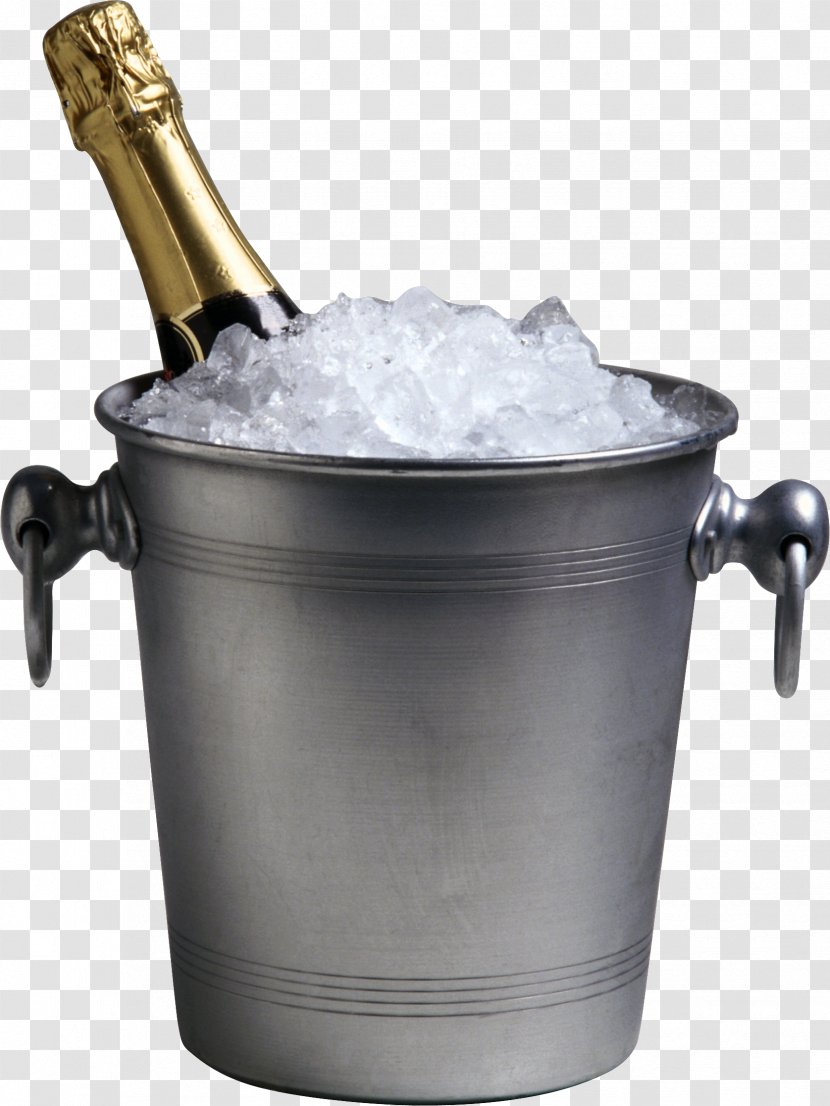 Champagne Bottle Wine Glass Bucket Transparent PNG