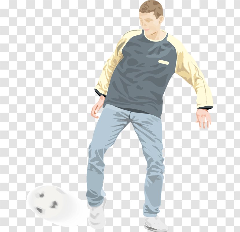 T-shirt Football - Joint - A Boy Playing Transparent PNG