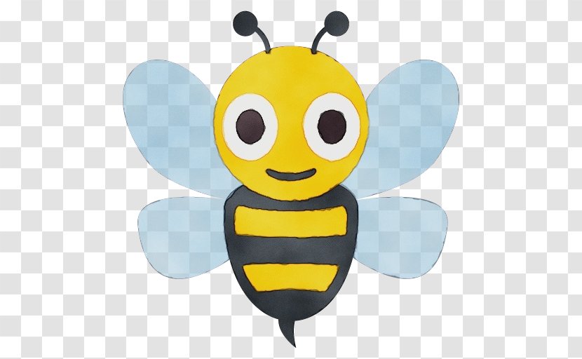 Bee Emoji - Smile Pest Transparent PNG