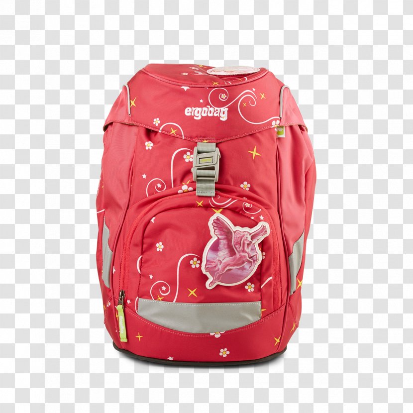 Backpack Ergobag Cubo 5 Piece Set Ransel Human Factors And Ergonomics Satchel - Red - Schoolbag Transparent PNG